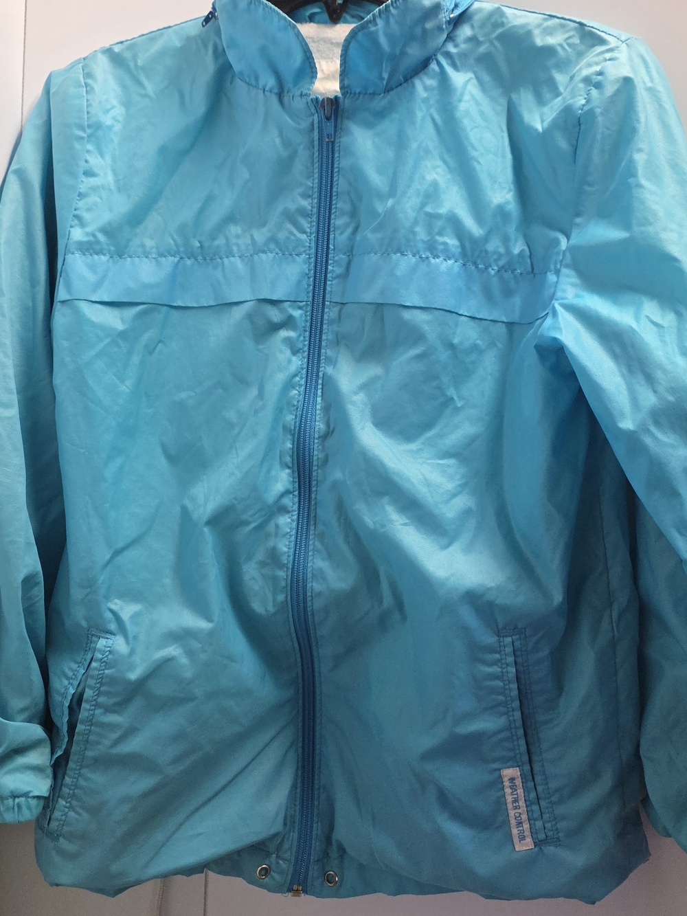 Kids Lightweight Blue Windbreaker Jacket